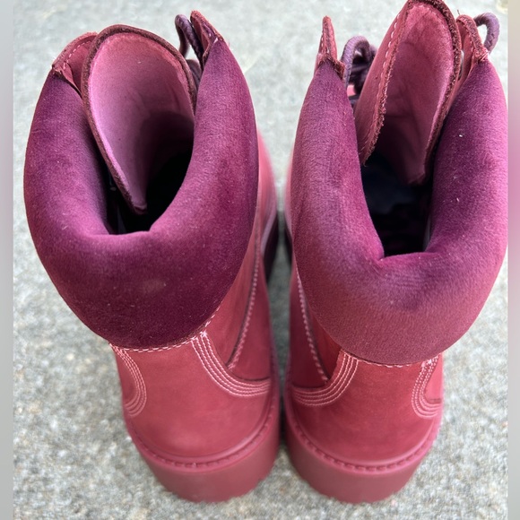 TIMBERLAND STONE STREET 6 INCH WATERPROOF PLATFORM BOOTS women’s sz 10 - Picture 11 of 15